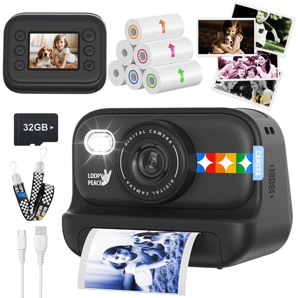 Cámara Instantánea para Niños Orantronx 48MP 1080P con Impresión a Color