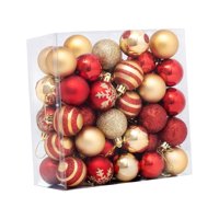 Bothyi - 50 Piezas Colgantes De Bolas De Navidad Artesanía Decorativa Para Festivales De Navidad Diy