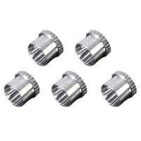 Magideal - 5X Puntas De Aguja De Rociado Cubierta De Tapa De Polvo Piezas De Aerógrafo De Repuesto Herramienta De Elaboración Tapas De Boquilla Tapas De Aguja De