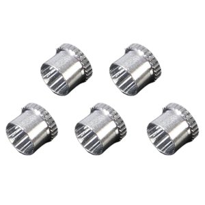 Magideal - 5X Puntas De Aguja De Rociado Cubierta De Tapa De Polvo Piezas De Aerógrafo De Repuesto Herramienta De Elaboración Tapas De Boquilla Tapas De Aguja De