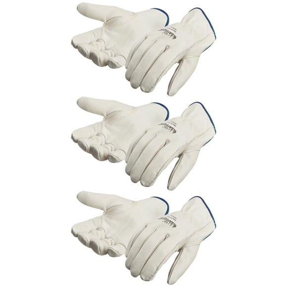 Guantes de Trabajo J. J. Keller XXL Cuero de Vaca (Paquete de 3)