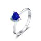thumbnail image 3 of Anillos de Boda de Moissanita Corte Corazón de 1 Uds para Mujer Anillo de Aniversario de Plata Esterlina Color D VVS1 Anillos de Diamante Moissanite Rings con Certificado, 3 of 9