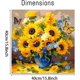 thumbnail image 2 of Kit de Pintura por Números DYAIANGMU 40 cm Girasol para Adultos, 2 of 7