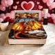 thumbnail image 1 of Fantasy Dragon Book Pavilion Printed Bed Fitted Sheet Pattern Printed Bed Fitted Sheet a Must-Have for Family Guest Rooms Deep Pockets for a Secure Fit Soft And, 1 of 1