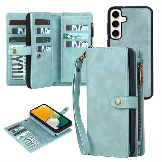 Wallet Mobile Phone Case Multifunctional Wallet Phone Case Protective Case For Samsung A52 A14 5G A33