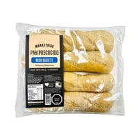 Pan Precocido Medio Baguette 4 Un 480 G Marketside