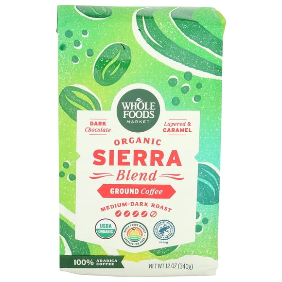 Café Molido Whole Foods Market Sierra Blend Orgánico 340 g