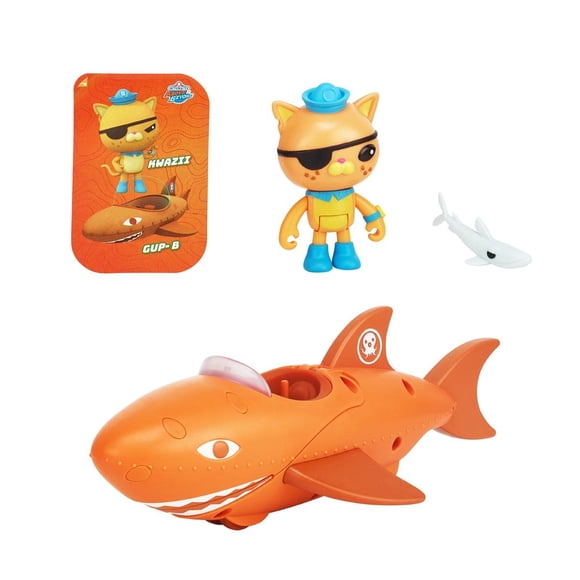 Paquete de aventuras OCTONAUTS Kwazii y Gup B con Barracuda