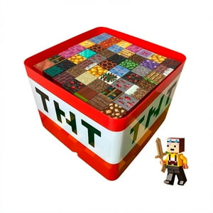 Emetres - Cubos Minecraft Magneticos 200 Piezas Bloques Mas 15 Personajes