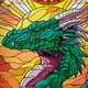 thumbnail image 3 of Playmat Topdeck Colección Vitrales - Dragón Verde, 3 of 3