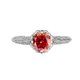 thumbnail image 2 of Anillos de Moissanita para Mujer 1 Uds Color D Claridad VVS1 Anillos de Compromiso de Diamante Rojo/verde/rosa Anillos de Boda de Moissanita de Plata Esterlina S925 con Certificado, 2 of 9
