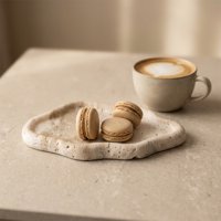 Santú Home & Deco - Bandeja De Piedra Irregular Cloud Travertino