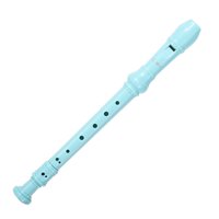 Magideal - Grabadora Soprano De Alemán Con Varilla De Limpieza Y Bolsa Flauta Larga Juguetes Musicales Para Niños, Instrumento Musical, Para Adultos Niños , Azul 8 Hoyos