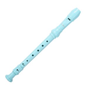 Magideal - Grabadora Soprano De Alemán Con Varilla De Limpieza Y Bolsa Flauta Larga Juguetes Musicales Para Niños, Instrumento Musical, Para Adultos Niños , Azul 8 Hoyos