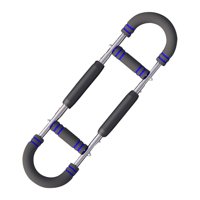 Ioensy - Barra De Ejercicios Ajustable Para Brazos, Ejercitador De Pecho Para Tríceps, Bíceps Y Muslos, Color Azul Oscuro