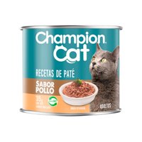 Latas De Alimento Húmedo Champion Cat Adulto Pollo 12 Un.