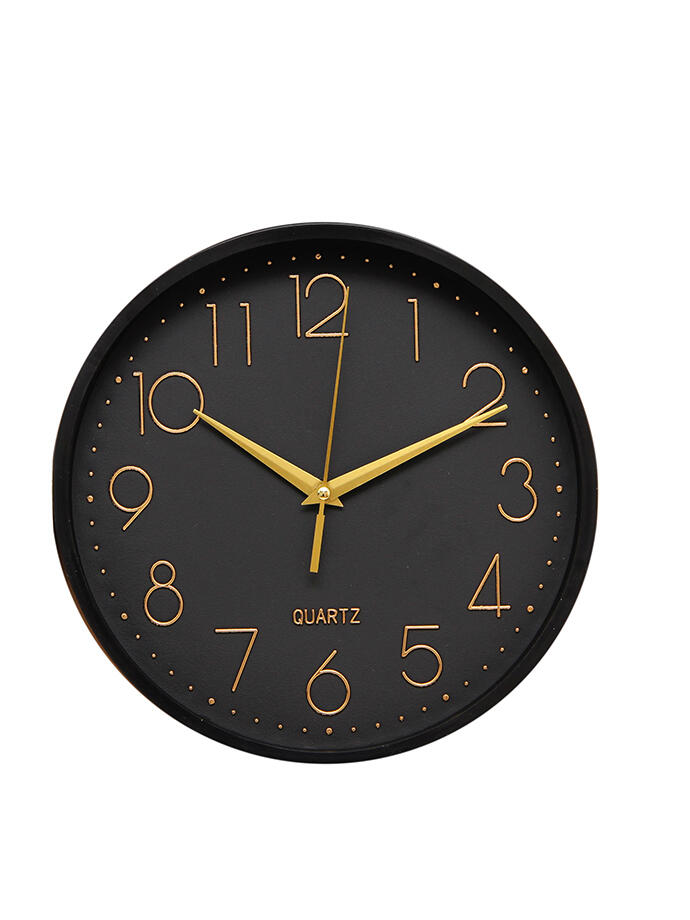 Vgo - Reloj Pared 25 Cm Negro