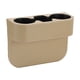thumbnail image 1 of Moneda lateral bolsillo consola lateral bolsillo cuero cubierta del coche titular de la copa auto asiento delantero organizador del teléfono móvil titular (beige), 1 of 3