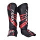 thumbnail image 2 of Espinilleras Kickboxing Adultos Espinilleras Empeine Almohadillas Para Deportes Sparring Grappling M Rojo Negro, 2 of 5