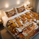thumbnail image 1 of Tung Tung Sahur Characters Collage Duvet Cover Set Mother'S Day Surprise Your Mom! This Vibrant ThreePiece Bedding Set Features Digital Printing, 1 of 1