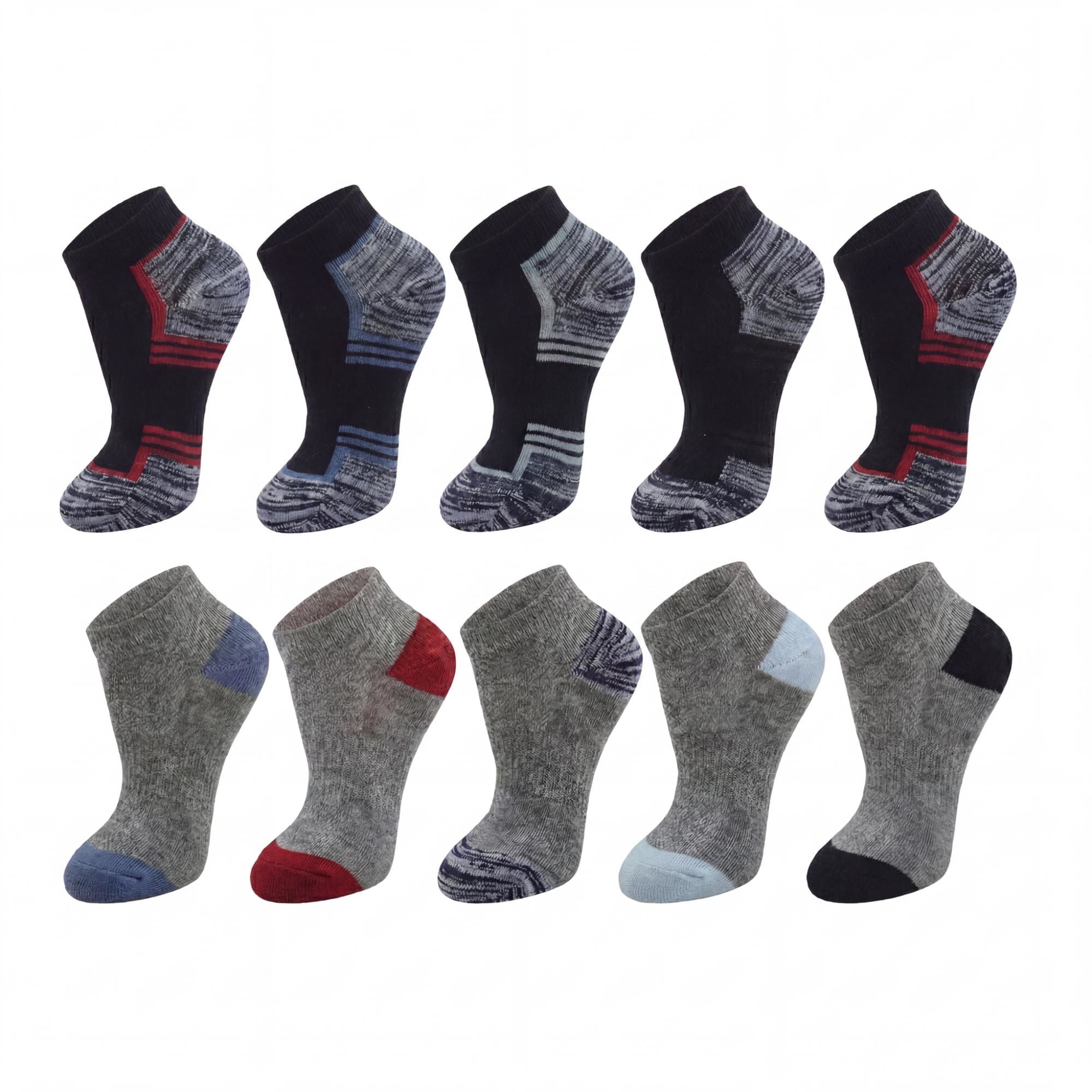 Calcetines Niño Deportivo Corto Multicolor X10 27-30