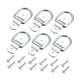 thumbnail image 3 of Anillos De Azotes De Acero De Alta Resistencia De 6 Piezas Auto Para El Chorro De Acero Para Van Kayaks RVS, 3 of 5