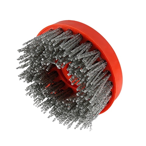 Magideal - Cepillo De Rueda De Alambre Cepillo De Pulido Rosca M14 Cepillo De Esmerilado Accesorio Cepillo Redondo Abrasivo Para Piedra Antigua Alambre De Acero Inoxidable Adecuado Para Hormigón W Grano 46