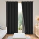 thumbnail image 1 of Cortinas opacas Joydeco de lino natural, 94 x 160 cm, 2 paneles, 1 of 9