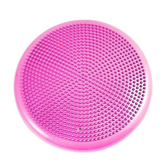 Cojín Yoga Sensorial Propioceptivo Tea Color Rosado + Inflador