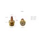 thumbnail image 4 of Kit de cuerpo y collet de lente de gas TIG RIVERWELD - 17 piezas, 4 of 8