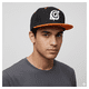 thumbnail image 2 of Gorra Snapback Bicolor Negra y Naranja - Símbolo Konoha, 2 of 2