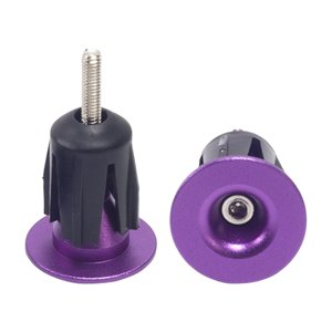 Magideal - 2 Tapones Para Extremos De Manillar De Bicicleta, Tapas Para Extremos De Manillar, Piezas De Fácil Instalación, Tapones Para Extremos De Barra Para Ho Púrpura