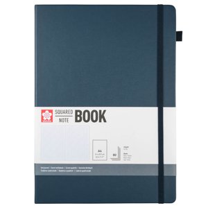 Libreta Sakura Hoja Crema Con Cuadros 13X21Cm