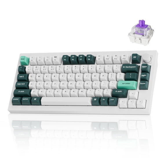 Teclado Keychron Q1 HE inalámbrico con distribución al 75% con conmutador Gateron