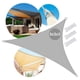 thumbnail image 1 of Toldo Vela Sombra Triangular Para Patio 3 X 3 X 3 Mts Gris, 1 of 4