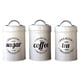 thumbnail image 1 of Té Café Azúcar Almacenaje de la Cocina Botes Jarras Macetas Contenedores Latas Beige, 1 of 5