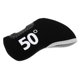 thumbnail image 2 of Protector De La Cubierta De La Cabeza Del Headcover Del Hierro Del Putter Del Hierro Del Club De Golf 50 Grados Negros, 2 of 5