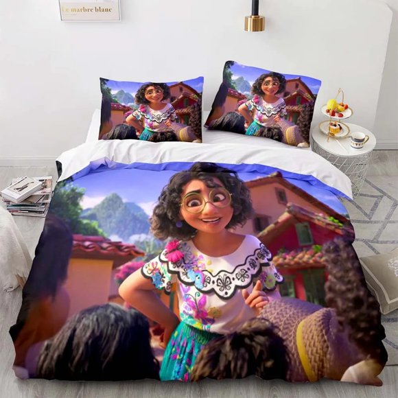 Encanto Mirabel Bedding Set,Children Girl Quilt Cover,Bedroom Decora Duvet Cover,Girls gift Bed Sheets
