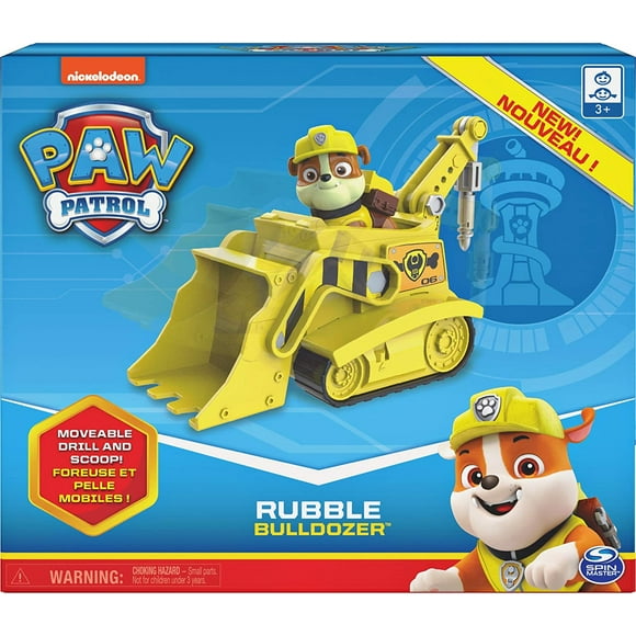 Patrulha Canina, veículo escavador de Rubble com boneco, +3 anos Paw Patrol Paw Patrol