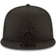 thumbnail image 2 of Gorra New Era MLB 9FIFTY Atlanta Braves Negra para Adultos, 2 of 6