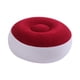 thumbnail image 1 of Taburete inflable flocado, silla inflable otomana, silla de camping redonda resistente para actividades al aire libre, césped, patio interior. Rojo, 1 of 5