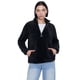 thumbnail image 1 of Polerón Mujer Half Zipper Peludo Negro Corona, 1 of 4