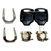 Ioensy - 2 Cerraduras Para Maletero De Motocicleta, Resistentes, Con Cilindro De Bloqueo Para Caja Trasera.