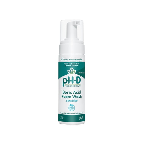 Espuma íntima pHD Boric Acid Sensitive 177 ml Vegana