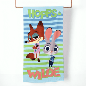 Set Toalla De Playa 70×140 Cm. + Tesoro/ Zootopia Hopps – Mashini