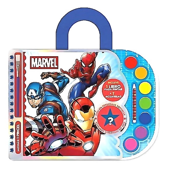 VERTICE SET ACUARELAS LICEN MARVEL