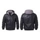 thumbnail image 2 of Chaqueta de Cuero Genuino Caballeros Hombre Importada, 2 of 3