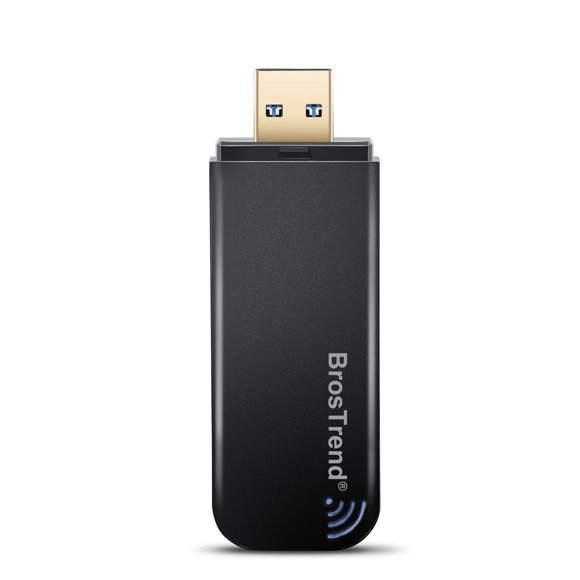Adaptador de red WiFi USB BrosTrend 1200 Mbps para Windows