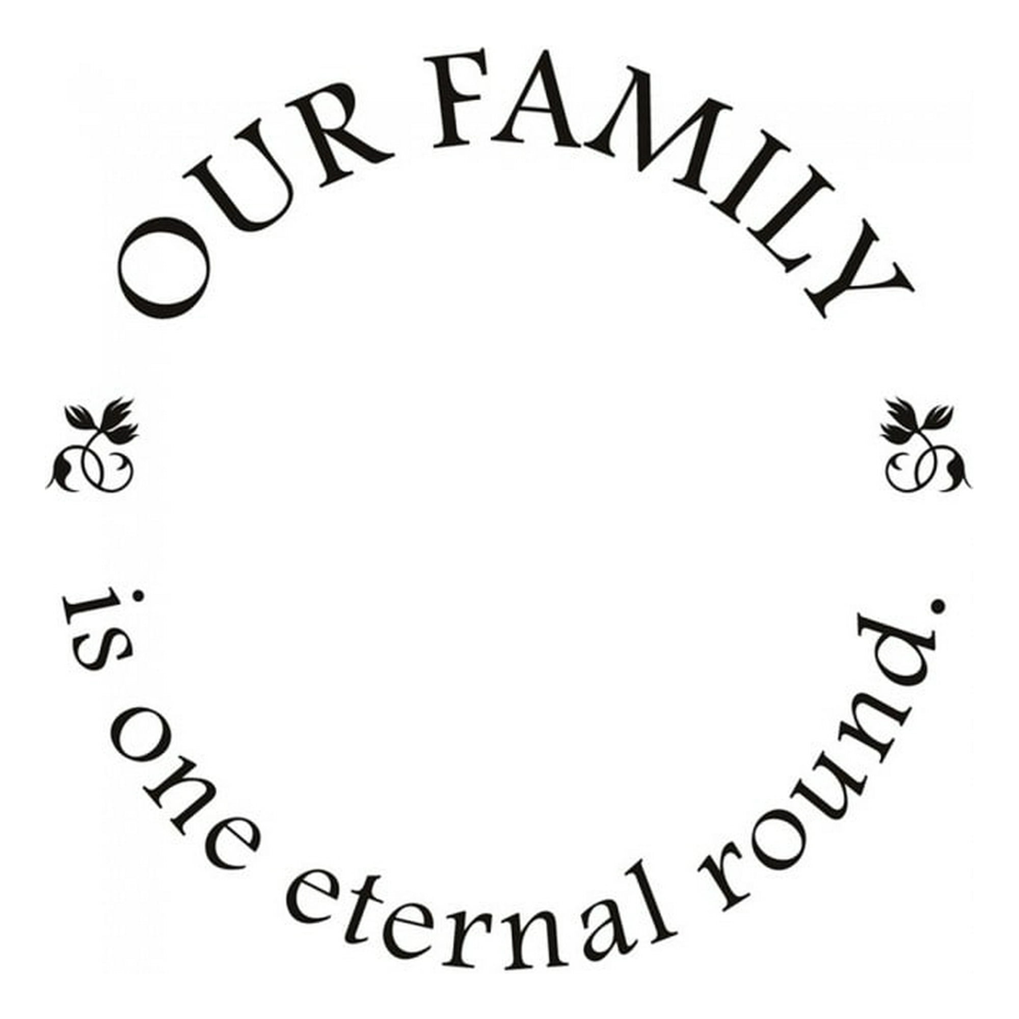 Rienda Libre Graphics - Decomural Our Family Eternal Family Ws-17504