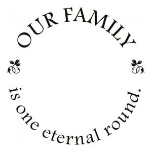Rienda Libre Graphics - Decomural Our Family Eternal Family Ws-17504
